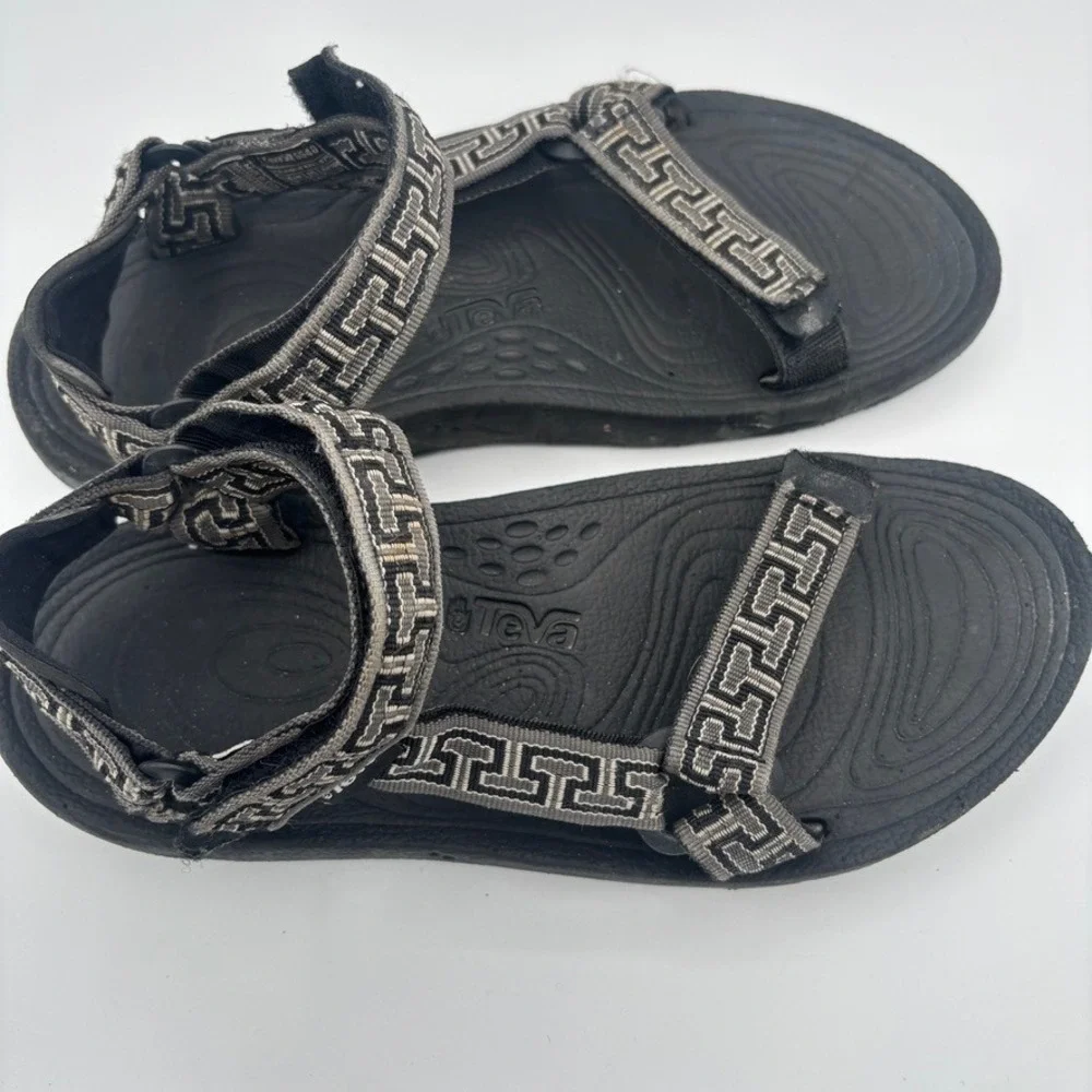 Teva Sandals Men Sz 10 Black Geometric Pattern Hiking Gorpcore